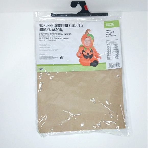 Cute As A Pumpkin 2 Piece Halloween Custom 0-6 months - Picture 7 of 9